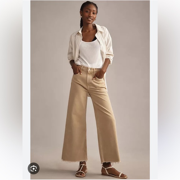 NWT Anthropologie Citizens of Humanity Lyra High Rise Wide Leg Gaucho Jeans 29 - Picture 2 of 11